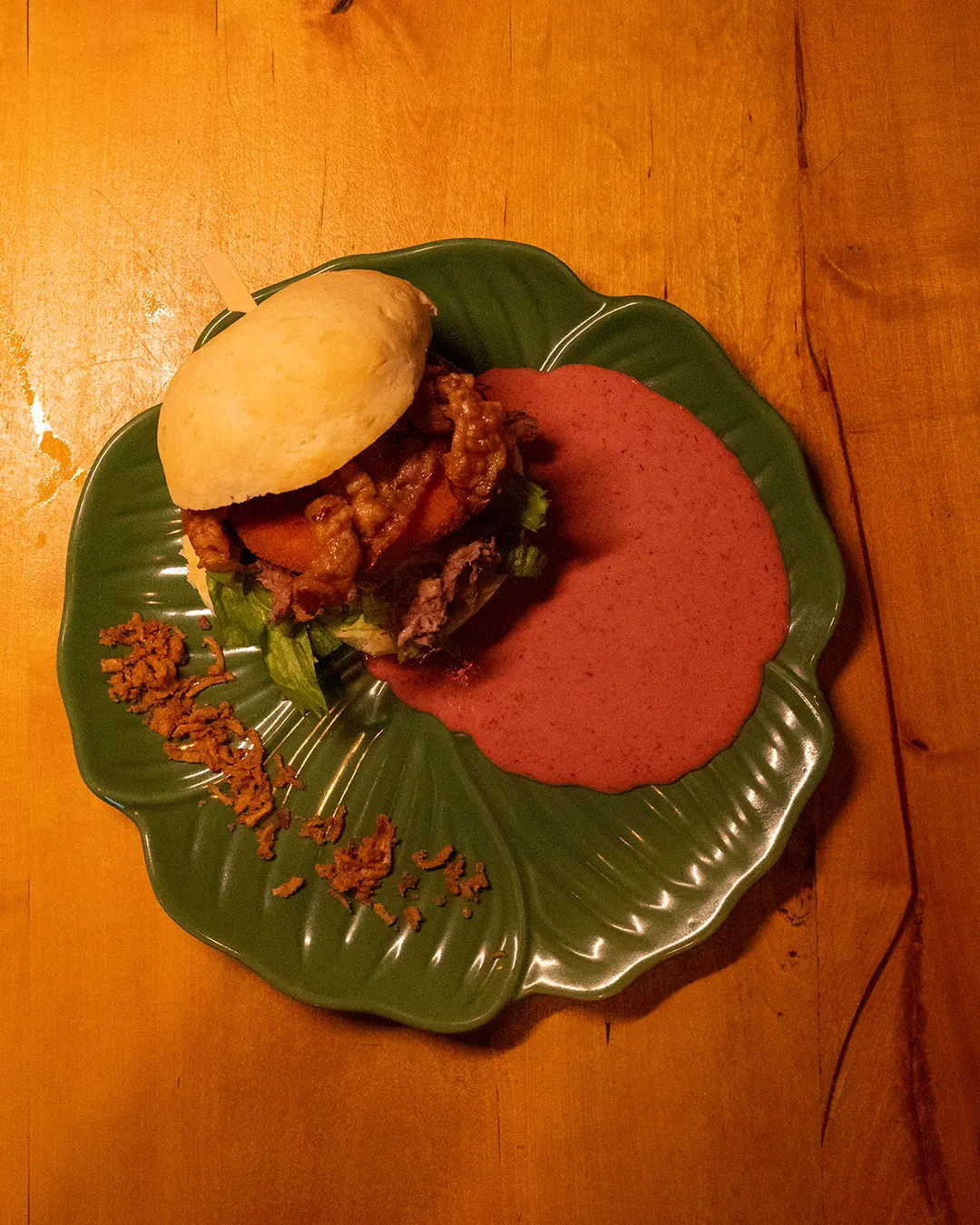 Pyza z szarpaną kaczką